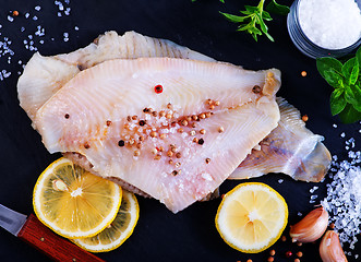 Image showing raw fish