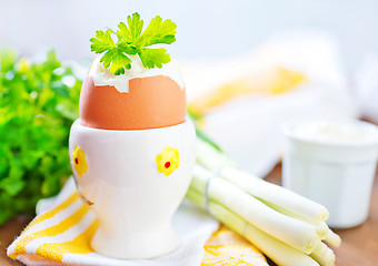 Image showing boiled eggs