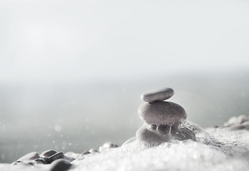 Image showing stones on the beach