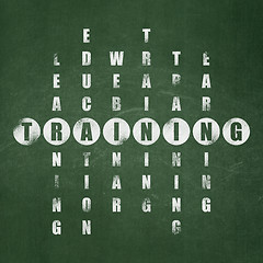 Image showing Education concept: Training in Crossword Puzzle