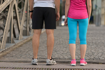 Image showing couple jogging