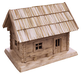 Image showing Old Wooden House Cutout