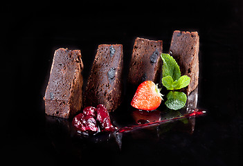 Image showing brownie cake dessert