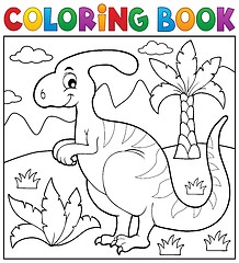 Image showing Coloring book dinosaur theme 4