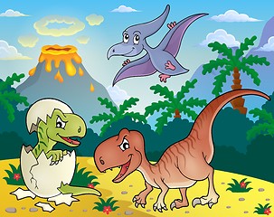 Image showing Dinosaur topic image 1