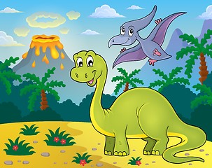 Image showing Dinosaur topic image 2