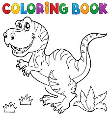 Image showing Coloring book dinosaur theme 5