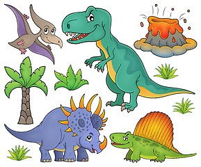 Image showing Dinosaur topic set 4