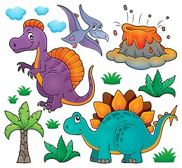 Image showing Dinosaur topic set 2