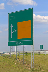 Image showing Advance Direction Sign