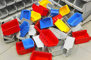 Image showing Plastic Tubs and Bins