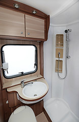 Image showing Camper Bathroom