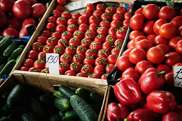 Image showing vegetables on the market