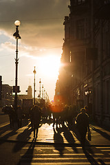 Image showing people walking along Nevsky Prospekt