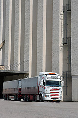 Image showing Scania R560 Truck Outside of a Granary