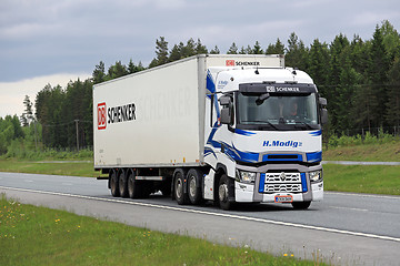 Image showing Renault Trucks T Transports Goods on Motorway