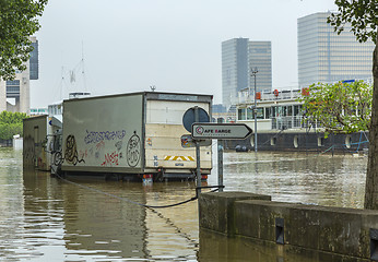 Image showing River Seine Flooding in Paris