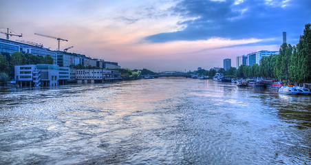 Image showing River Seine Flooding in Paris