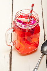 Image showing fresh fruit punch drink