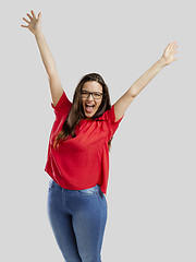 Image showing Happy woman