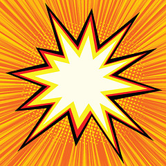 Image showing Explosion comics bubble