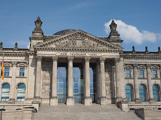 Image showing Reichstag parliament in Berlin