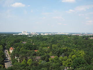 Image showing Aerial view of Berlin