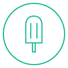 Image showing Popsicle line icon.