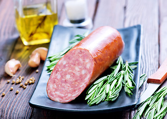 Image showing salami