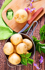 Image showing raw potato