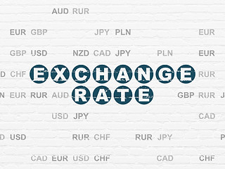 Image showing Banking concept: Exchange Rate on wall background