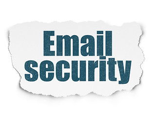 Image showing Security concept: Email Security on Torn Paper background