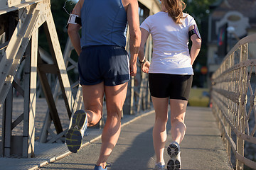 Image showing couple jogging