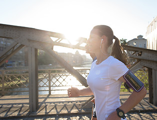 Image showing couple jogging