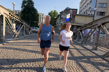 Image showing couple jogging