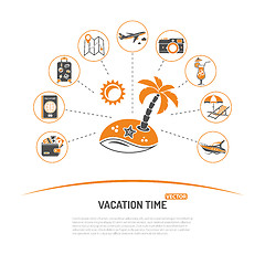 Image showing Vacation Time and Tourism Concept