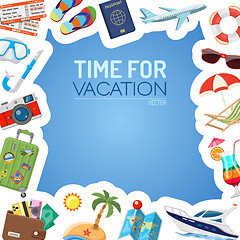 Image showing Vacation and Tourism Concept