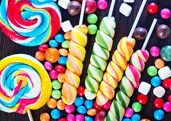 Image showing sweet color candy