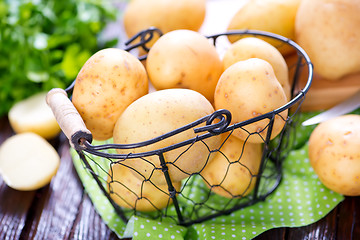 Image showing raw potato