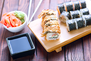 Image showing sushi