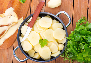 Image showing raw potato