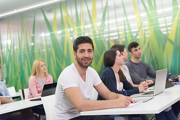 Image showing students group study