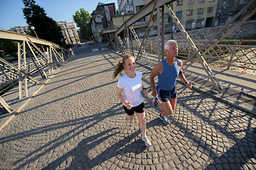 Image showing couple jogging