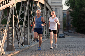 Image showing couple jogging