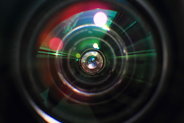 Image showing lense glass background