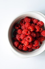 Image showing Delicious fresh raspberries