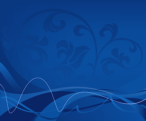 Image showing blue background