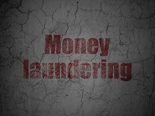 Image showing Money concept: Money Laundering on grunge wall background