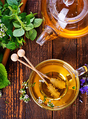 Image showing fresh herbal tea