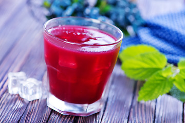 Image showing blueberry drink